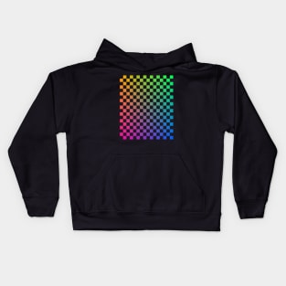 Abstract Color Squares Graphic Design Kids Hoodie